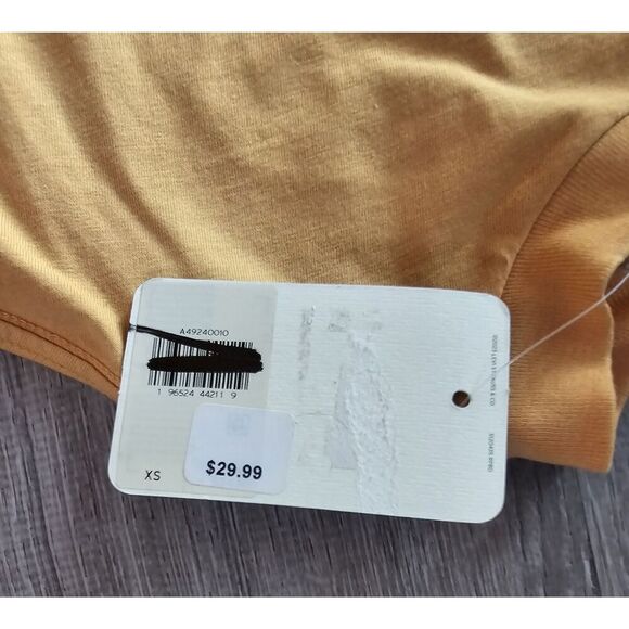 Levis Shirt Mens Extra Small ( Oversized Style ) Yellow Black Short Sleeve NWT u - Picture 4 of 8